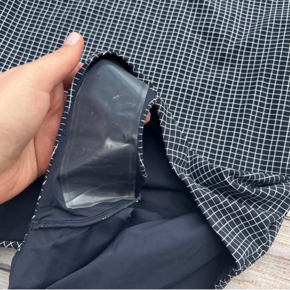 NEW COS Grid Check Scoop Neck Crossover Swimsuit One Piece 10 - Picture 5 of 5